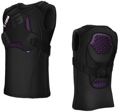 G-FORM Chest/back prot. mx spike size l black