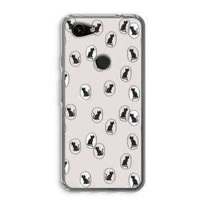 Miauw: Google Pixel 3a Transparant Hoesje