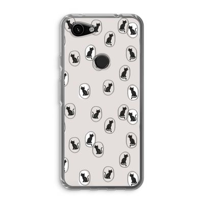 Miauw: Google Pixel 3a Transparant Hoesje
