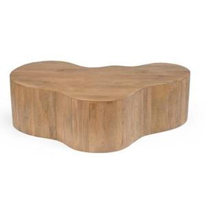 Giga Meubel - Salontafel Naturel Organisch 129cm - Mangohout- Moos