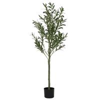 VidaXL Kunstolijfboom 450 blaadjes 120 cm groen