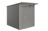 Metalen Berging AvantGarde A2 180x220x218 cm met enkele deur- Lessenaarsdak- Metaal- Biohort