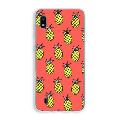 Ananas: Samsung Galaxy A10 Transparant Hoesje