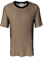 Moschino 3D-striped cotton T-shirt - NEUTRALS - thumbnail