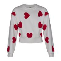 KIEstone winter sweater meisjes - rood - Marieke