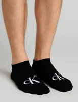 Calvin Klein 2-paar sneakersokken - Logo monogram - Katoenen enkelsokken