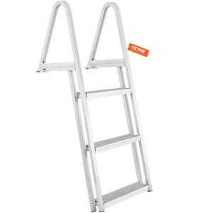 VEVOR leunladder 3 treden 159kg boot leunladder afneembaar 610x455x1225mm