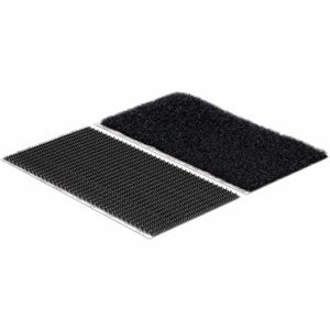 VELCRO® VEL-EC60239 Klittenband Om vast te plakken Haak- en lusdeel, Extra sterk (l x b) 100 mm x 50 mm Zwart 2 paar