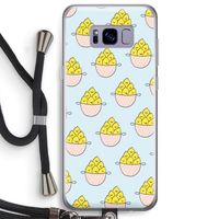 Citroenen: Samsung Galaxy S8 Plus Transparant Hoesje met koord