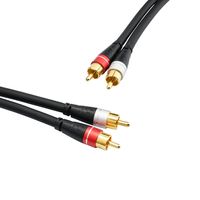 Oehlbach SL RCA CABLE 1,5 M Luidspreker kabel Zwart - thumbnail