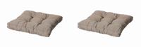 Kussen Florance lounge 60x60 Basic taupe (2 stuks) Madison - Madison