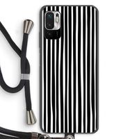 Stripes: Xiaomi Redmi Note 10 5G Transparant Hoesje met koord