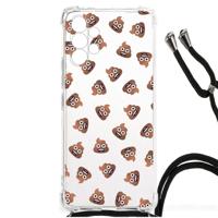 Doorzichtige Silicone Hoesje voor Samsung Galaxy A13 4G Poep Emojis