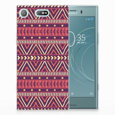 Sony Xperia XZ1 Compact | TPU bumper | Aztec Paars