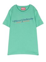 Diesel Kids t-shirt à logo imprimé - Vert - thumbnail