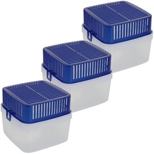 3x stuks vochtonttrekkers/vochtvangers/vochtopnemers met extra navulling 1800 ml