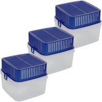 3x stuks vochtonttrekkers/vochtvangers/vochtopnemers met extra navulling 1800 ml