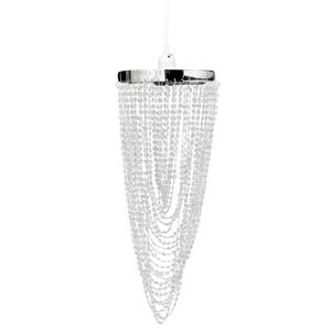 The Living Store Kroonluchter Klassiek - Helder Kristal - 22x58cm - 220-240V - Max 40W