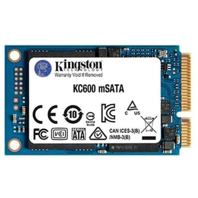 Hard Drive Kingston SKC600MS TLC 3D mSATA SSD Inhoud 256 GB