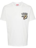 Kenzo t-shirt en coton Varsity Jungle - Blanc - thumbnail