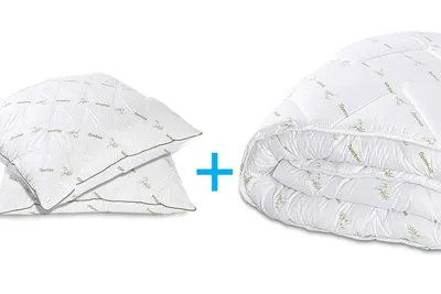 Bamboe Combideal - All season dekbed 240x200 + 2 hoofdkussens 60x70cm Bamboe Combideal - All season dekbed 240x200 + 2 hoofdkussens 60x70cm