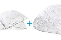Bamboe Combideal - All season dekbed 240x200 + 2 hoofdkussens 60x70cm