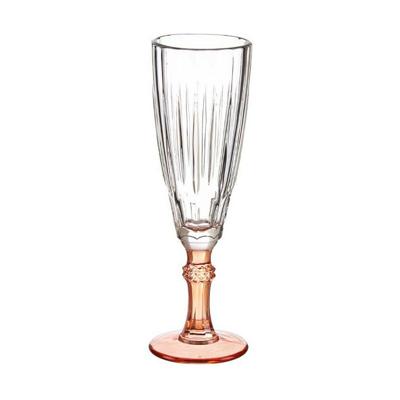 Champagneglas Exotic Kristal Zalm 6 Stuks (170 ml)