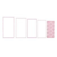 Nellie's Choice • multi frame dies sterren rechthoek 5st.