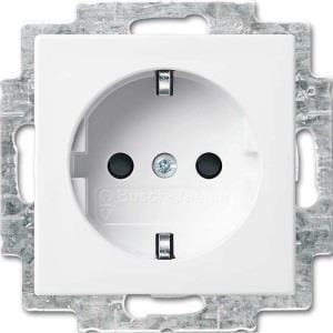 Busch Jaeger WIT inbouw stopcontact RA - 4694010