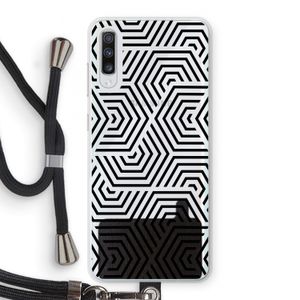 Magic pattern: Samsung Galaxy A70 Transparant Hoesje met koord