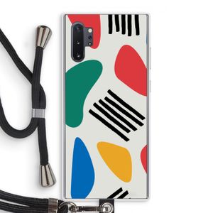 Illustratieve pop 1: Samsung Galaxy Note 10 Plus Transparant Hoesje met koord