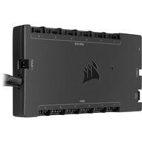 Corsair iCUE Commander Core XT snelheidsregelaar voor ventilator 6 kanalen Zwart - thumbnail