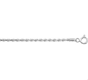 TFT Zilveren Ketting Koord Gediamanteerd 2,0 mm x 45 cm
