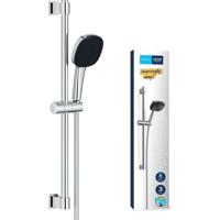 Set doccia con soffione 3 getti, asta e flessibile - GROHE Vitalio Comfort 110 26096001 - Selezione facile - Risparmio idrico