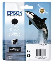 Epson inktpatroon foto zwart T 7601 - thumbnail