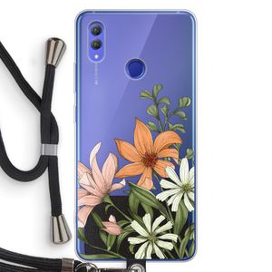 Floral bouquet: Honor Note 10 Transparant Hoesje met koord
