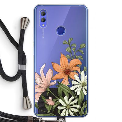 Floral bouquet: Honor Note 10 Transparant Hoesje met koord