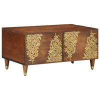Salontafel Honingbruin 80 x 50 x 40 cm massief mangohout