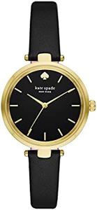 Horlogeband Kate Spade New York KSW9048 Leder Zwart 16mm