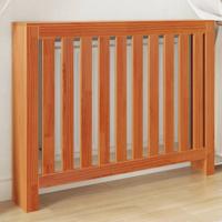 Radiatorombouw 108,5x19x84 cm massief grenenhout wasbruin