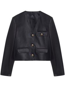 ANINE BING veste Cara en cuir - Noir