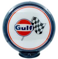 Gulf Race Vlag Logo Benzinepomp Bol - PVC Lensen - Officieel Gelicenseerd