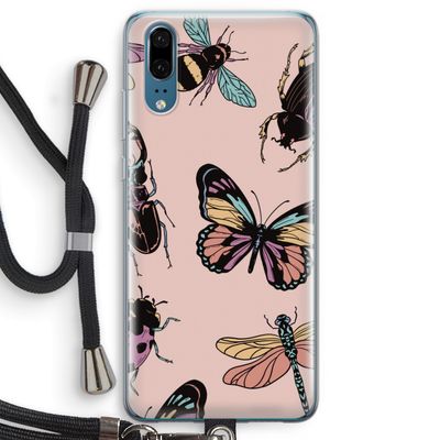 Tiny Bugs: Huawei P20 Transparant Hoesje met koord