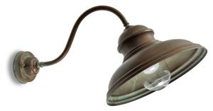 Moretti Luce Strakke buitenlamp Mill - verouderd messing 1591.T.AR