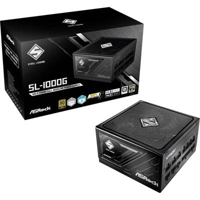 ASRock Steel Legend SL-1000G PC-netvoeding 1000 W ATX 80 Plus Gold