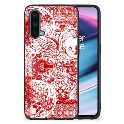 Telefoonhoesje OnePlus Nord CE 5G Angel Skull Rood