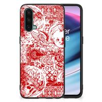 Telefoonhoesje OnePlus Nord CE 5G Angel Skull Rood