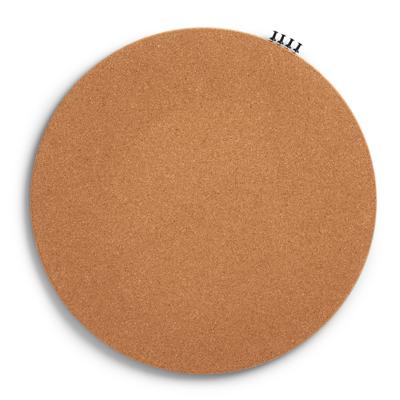 Zeller prikbord/wandbord rond - incl. punaises - 44 cm - kurk