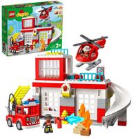 LEGO DUPLO - Brandweerkazerne & Helikopter constructiespeelgoed 10970 - thumbnail