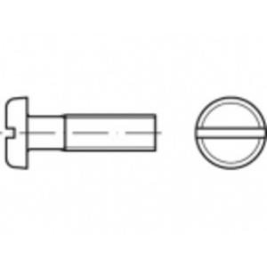 TOOLCRAFT TO-5360559 Platkopschroeven M5 8 mm Sleuf RVS A2 500 stuk(s)